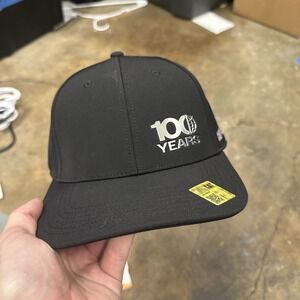 CAT Caterpillar, Johnson Machinery Baseball Cap Hat  Black Yellow Clean